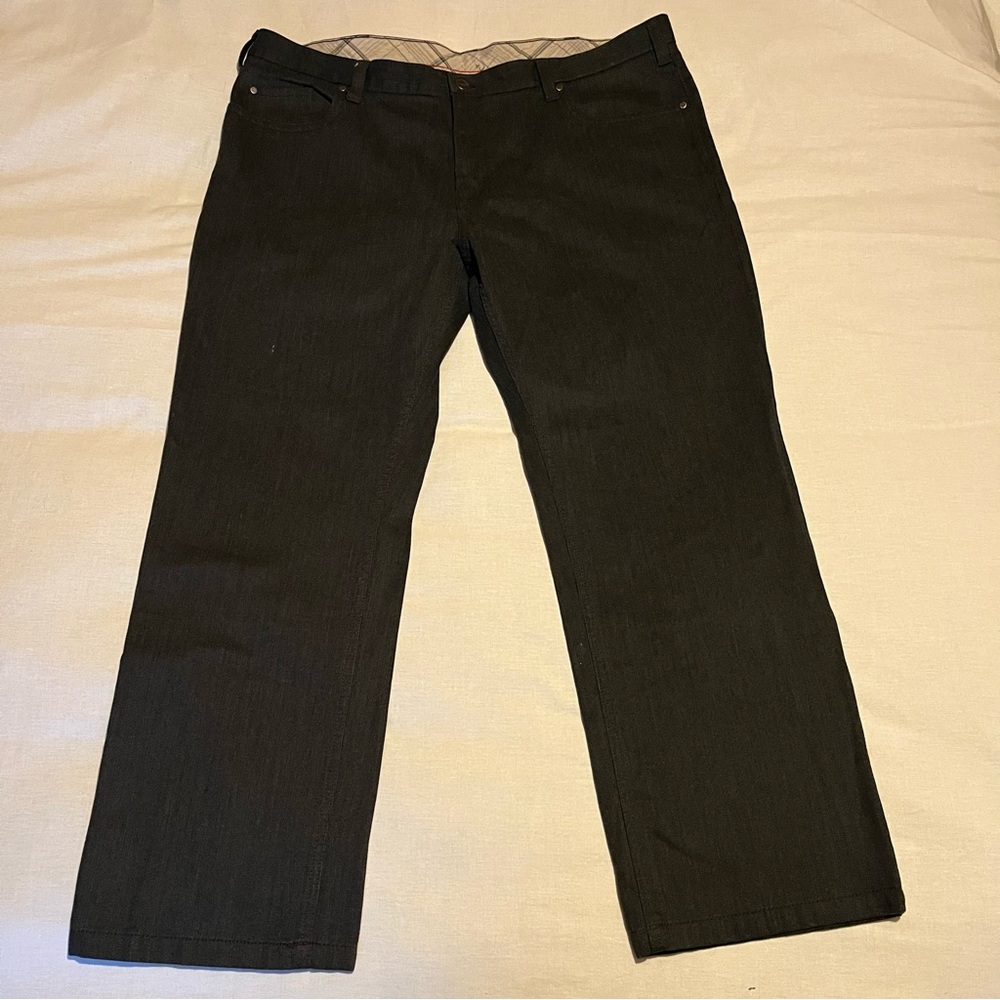 Kenneth Cole New York Mens Dress Pants Black 42 30 Straight Leg